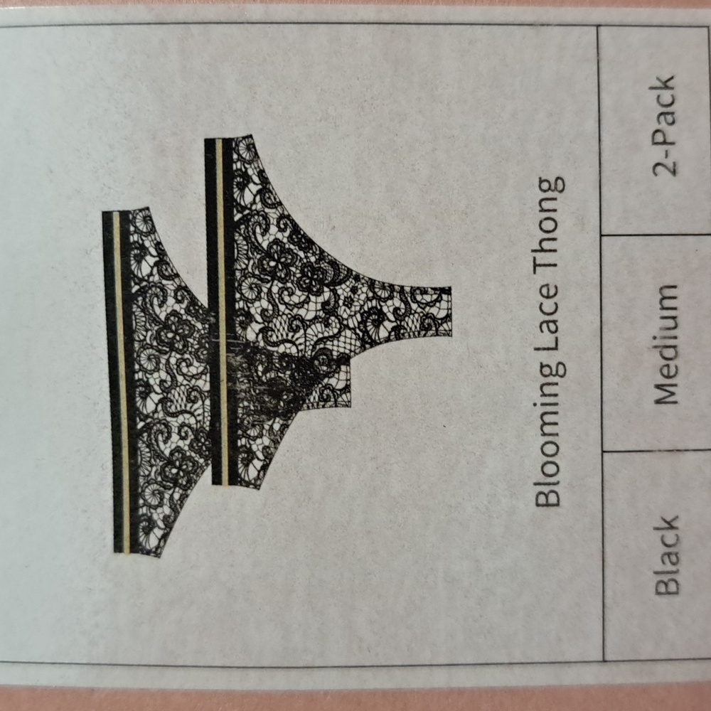 Blooming Lace Thongs